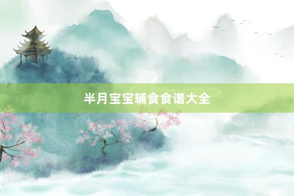 半月宝宝辅食食谱大全